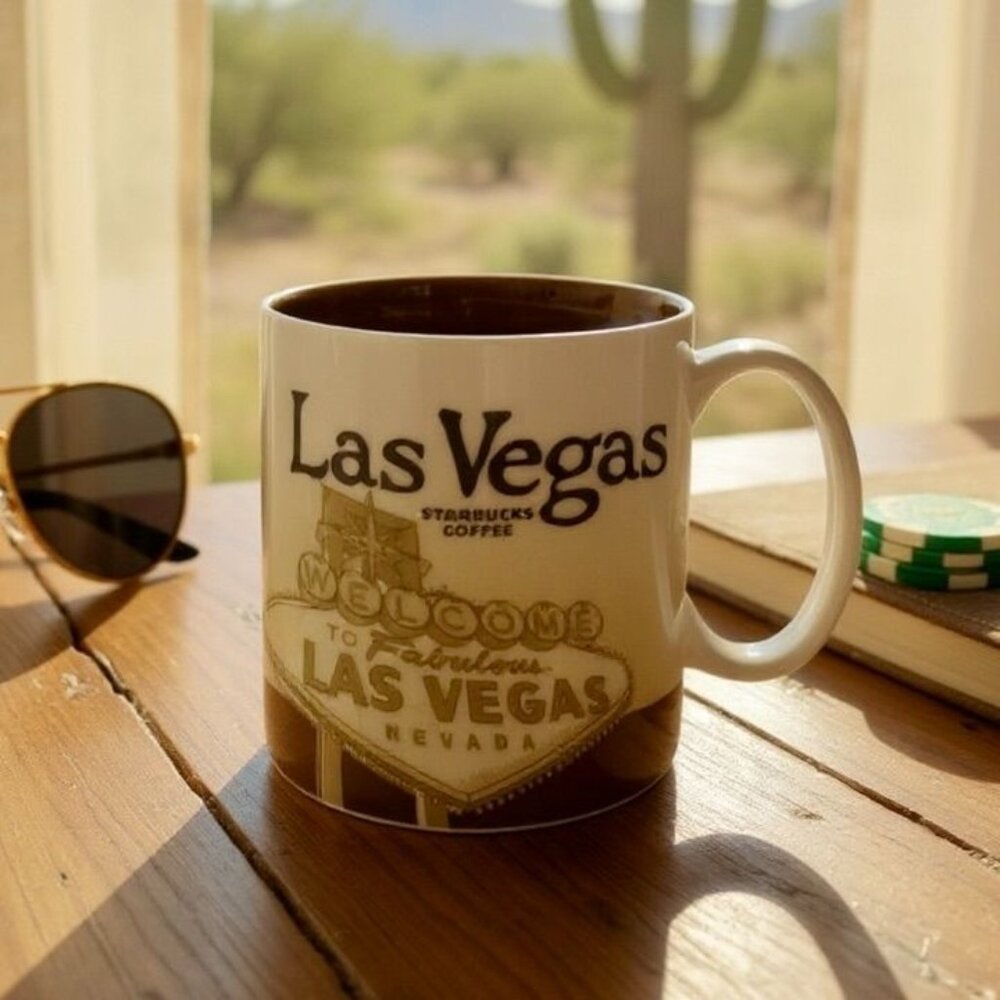 Starbucks LAS VEGAS 2009 Collector Series Mug Cup 16 Oz